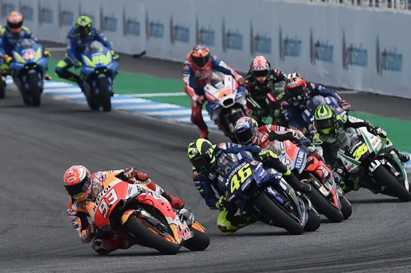 Sul podio ocn il Campione del Mondo e il Ducatista anche Maverick Vinales. Quarto Valentino Rossi.