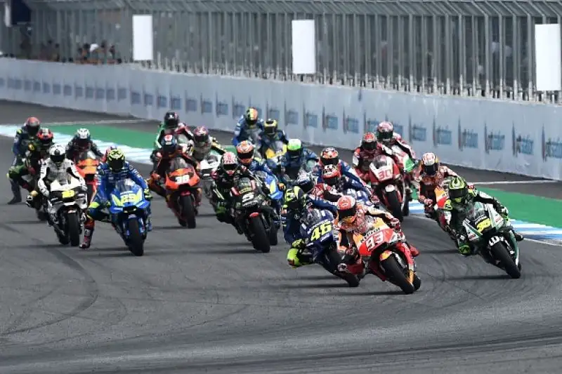 Sul podio ocn il Campione del Mondo e il Ducatista anche Maverick Vinales. Quarto Valentino Rossi.