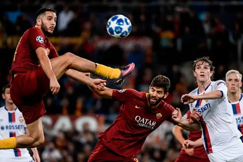 La squadra di Di Francesco ne fa tre ai russi: doppio Dzeko.
