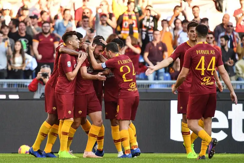 Per la squadra di Di Francesco in gol Juan Jesus, Schick e due volte El Shaarawy, di Defrel la rete degli ospiti.