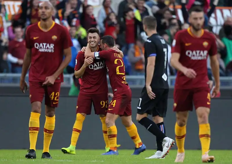 Per la squadra di Di Francesco in gol Juan Jesus, Schick e due volte El Shaarawy, di Defrel la rete degli ospiti.