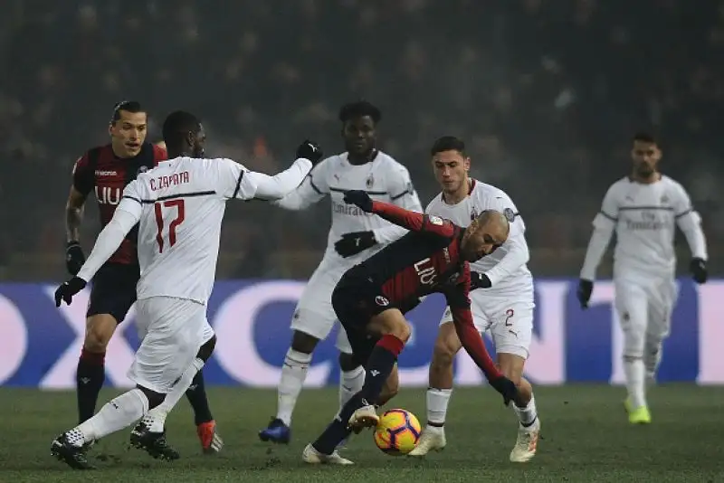 Rossoneri spuntati nel primo tempo e costretti a difendersi nel finale dopo l'espulsione di Bakayoko.