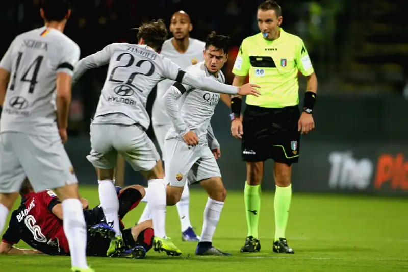 Ai gol di Cristante e Kolarov rispondono Ionita e Sau, espulsi Maran, Ceppitelli e Srna nel finale!