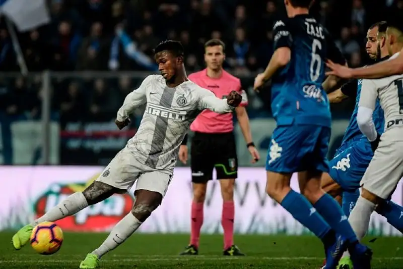 Una rasoiata di Keita Balde a al 72' regala i tre punti ai nerazzurri.