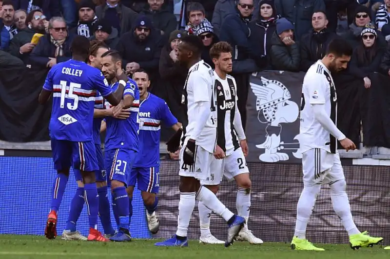 Doppietta di Cristiano Ronaldo per la squadra di Allegri, il solito Quagliarella in gol su rigore per gli ospiti.