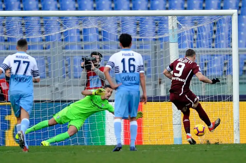 Al rigore di Belotti risponde nella ripresa un bolide all'incrocio di Milinkovic-Savic.
