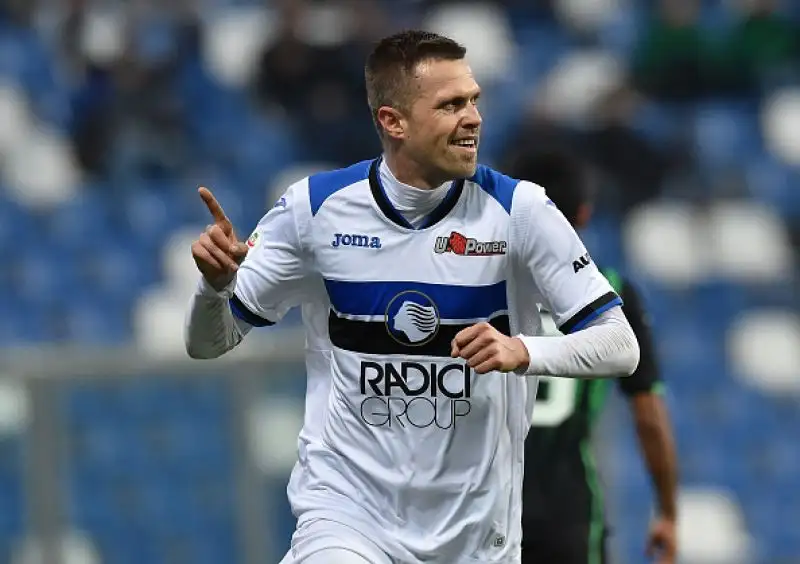 Gol di Zapata, Gomez, Mancini e tripletta di Ilicic per i nerazzurri, Duncan e autorete di Palomino per gli emiliani.