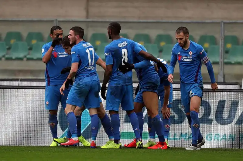 Muriel, Benassi e doppietta di Chiesa per la squadra di Pioli. Stepinski, l'eterno Pellissier su rigore e Djordjevic per i padroni di casa.