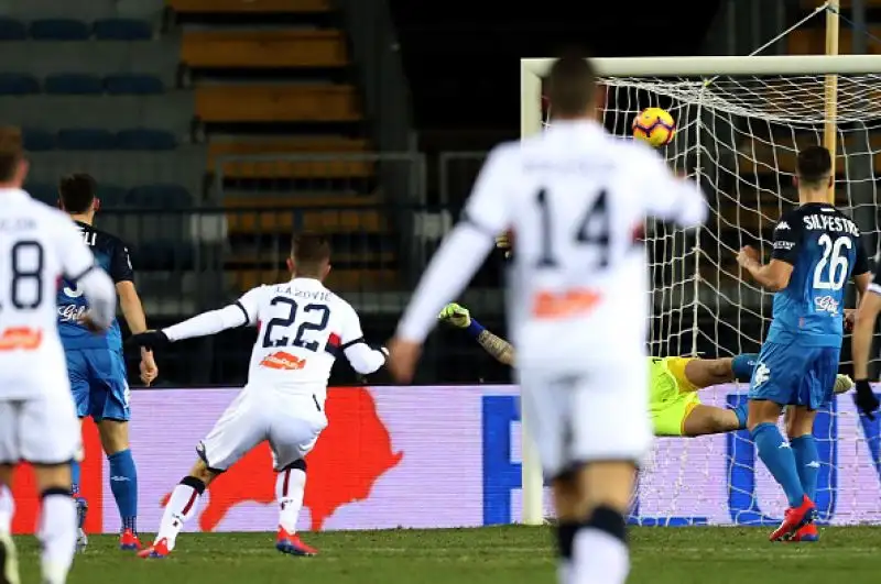 Grazie alle reti di Kouamè, Lazovic e del neoacquisto Sanabria Prandelli sbanca Empoli. Il pareggio momentaneo dei padroni di casa è stato firmato da Di Lorenzo.