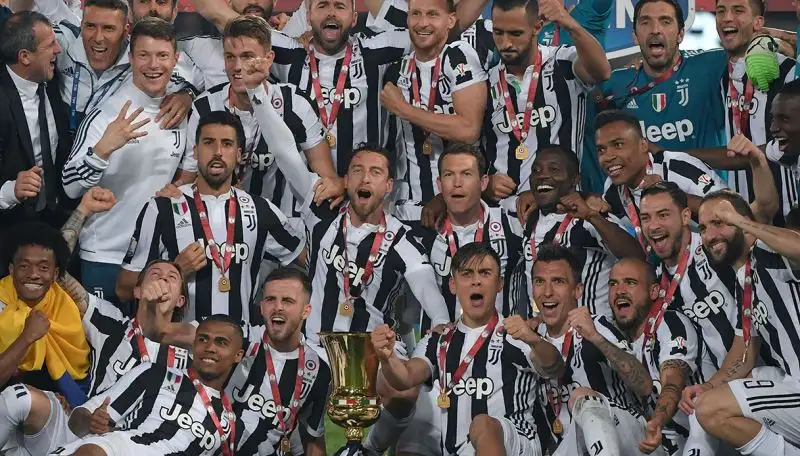 E’ stata anche assegnata la Coppa Italia di calcio, alla Juventus...