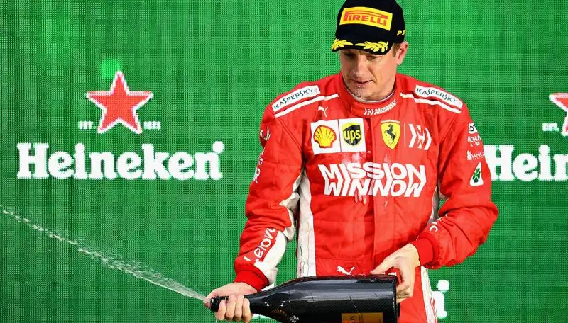 A ottobre Kimi Raikkonen ha vinto il suo ultimo Gran premio con la Ferrari…