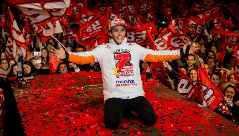 Nella MotoGp trionfo del solito Marc Marquez…