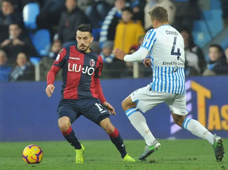 Sfida salvezza tra Spal e Bologna: un gol per tempo, a Palacio replica Kurtic.