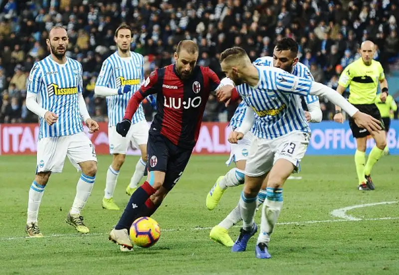 Sfida salvezza tra Spal e Bologna: un gol per tempo, a Palacio replica Kurtic.