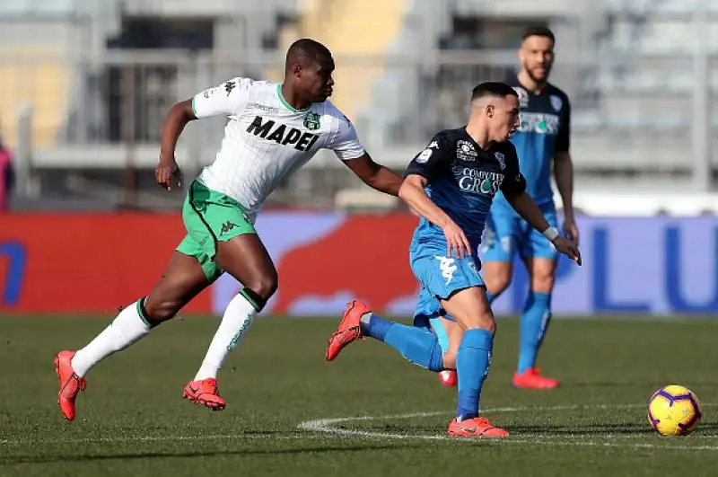 I toscani travolgono per 3-0 il Sassuolo: ora sono quartultimi a +3 sul Bologna.