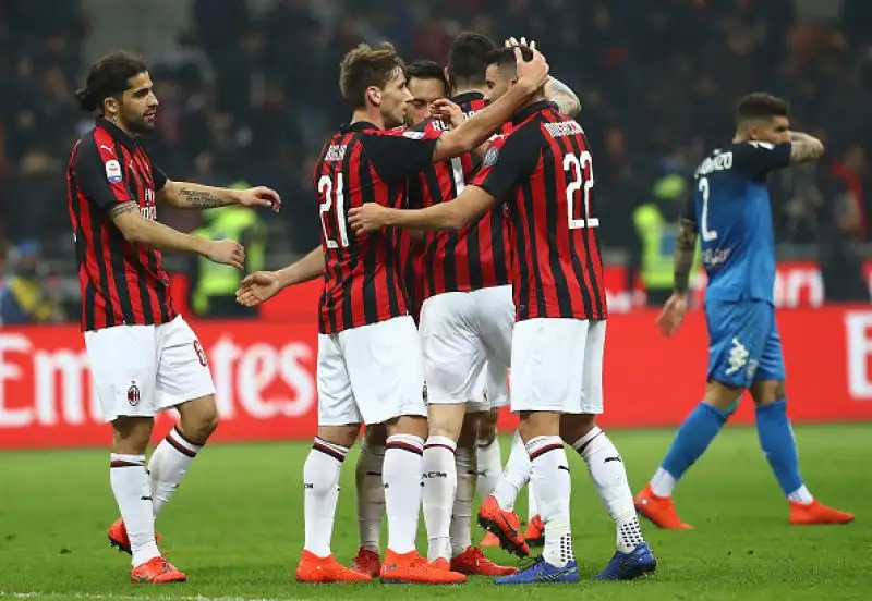Per i rossoneri in gol il solito Piatek, Kessie e Castillejo.