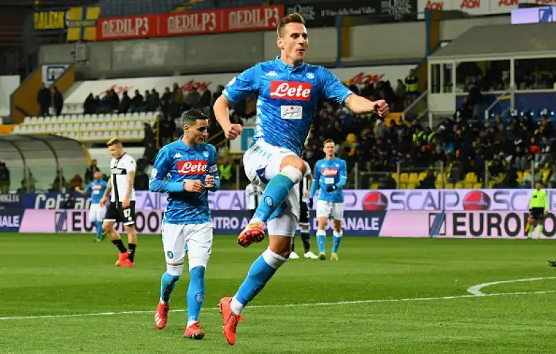 Per la squadra di Ancelotti a segno Zielinski, due volte Milik e Ounas.