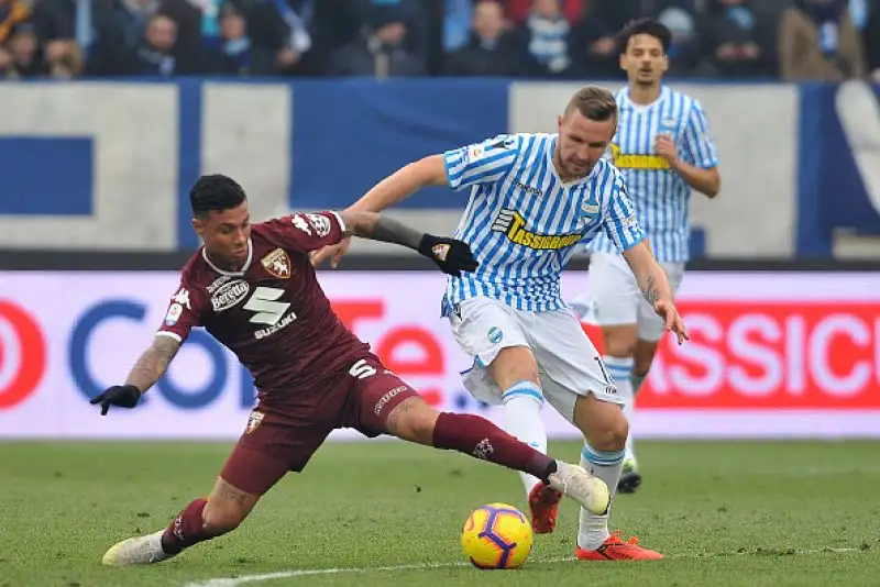 E' terminata 0-0 la partita delle 12.30 della 22esima giornata di serie A tra Spal e Torino. Tanti falli (record stagionale con 51 interventi dell'arbitro), gioco spezzettato e poco spettacolo al Mazz