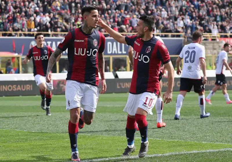 Per i felsinei un gol per tempo: Pulgar su rigore e Soriano i marcatori.