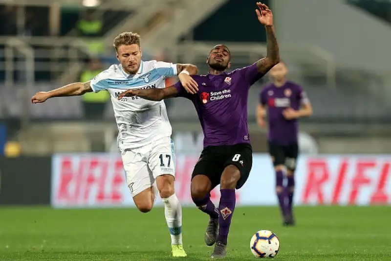 Un gol per tempo a Firenze con Immobile che ha aperto le marcature e il pareggio nella ripresa di Muriel.