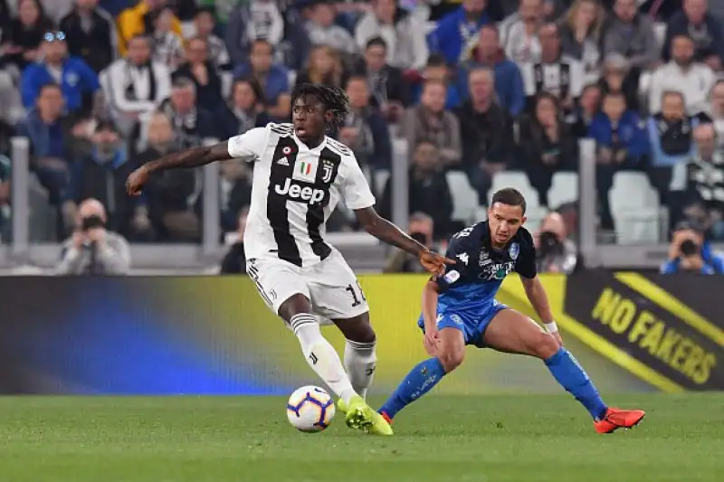 Un altro gol di Kean, fresco della prima rete in azzurro, basta agli uomini di allegri per piegare i toscani.