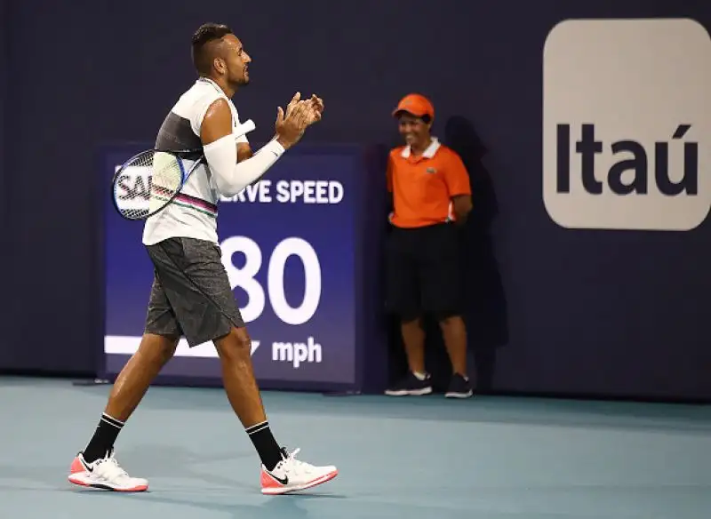 Durante la sfida tra Kyrgios e Lajovic si è visto di tutto.