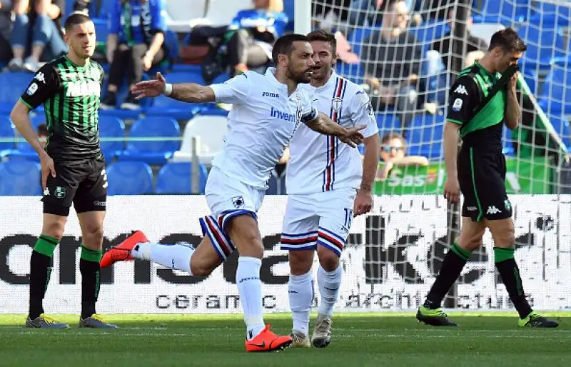 La Sampdoria si è imposta per 5-3 a Reggio Emilia contro il Sassuolo nel primo anticipo della ventottesima giornata di serie A