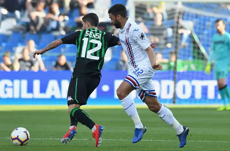 La Sampdoria si è imposta per 5-3 a Reggio Emilia contro il Sassuolo nel primo anticipo della ventottesima giornata di serie A