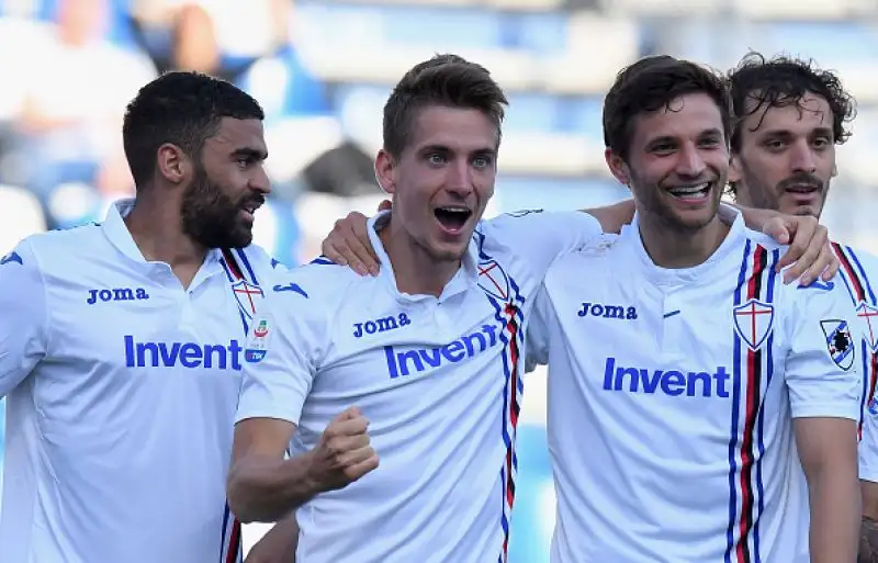 La Sampdoria si è imposta per 5-3 a Reggio Emilia contro il Sassuolo nel primo anticipo della ventottesima giornata di serie A