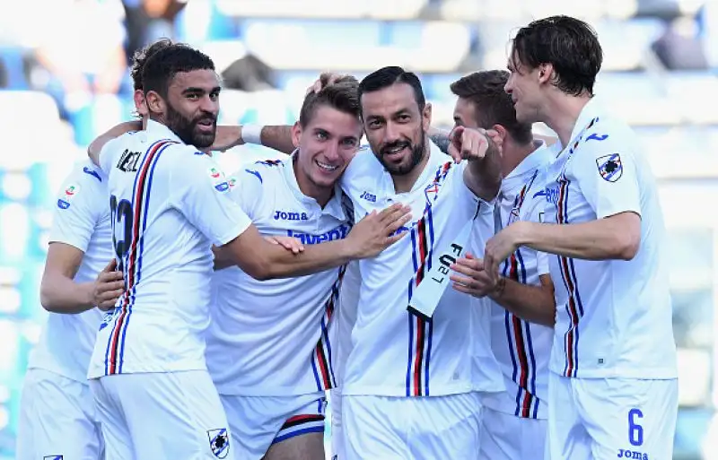 La Sampdoria si è imposta per 5-3 a Reggio Emilia contro il Sassuolo nel primo anticipo della ventottesima giornata di serie A