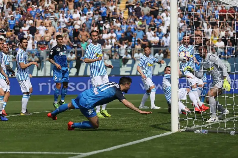 Empoli sconfitto in casa dalla Spal, ormai salva.