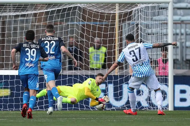Empoli sconfitto in casa dalla Spal, ormai salva.