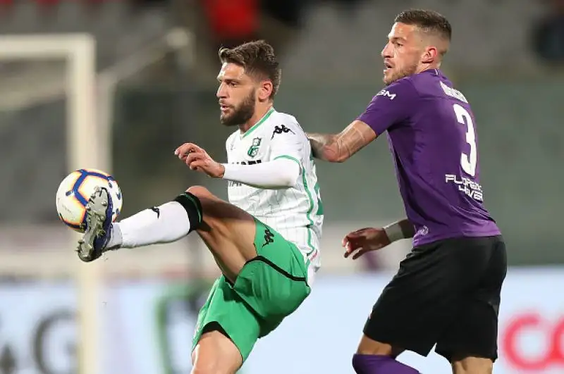 La squadra di De Zerbi ha piegato una Fiorentina in grande difficoltà grazie alla rete di Berardi al 37' del primo tempo.
