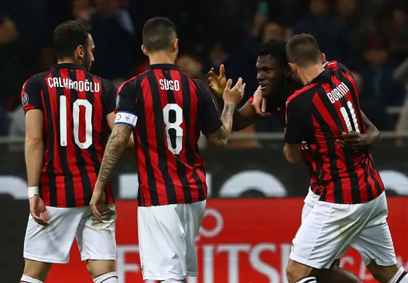 Dopo un buon primo tempo dei biancocelesti nella ripresa cresce il Milan che trova il gol vittoria con un rigore di Kessie.