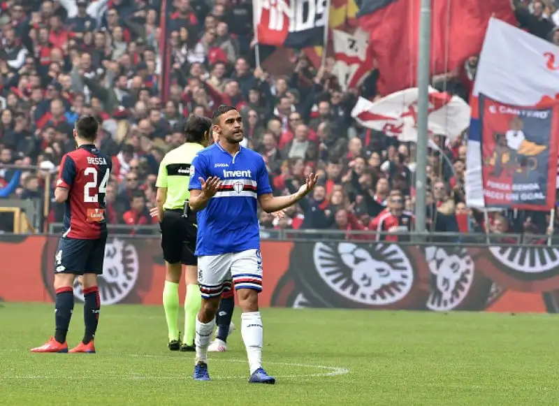 Il derby della lanterna si tinge di blucerchiato grazie ai gol di Defrel e Quagliarella.