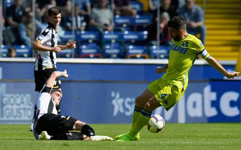 Pari tra Udinese e Sassuolo, neroverdi ormai sicuri della permanenza in A.
