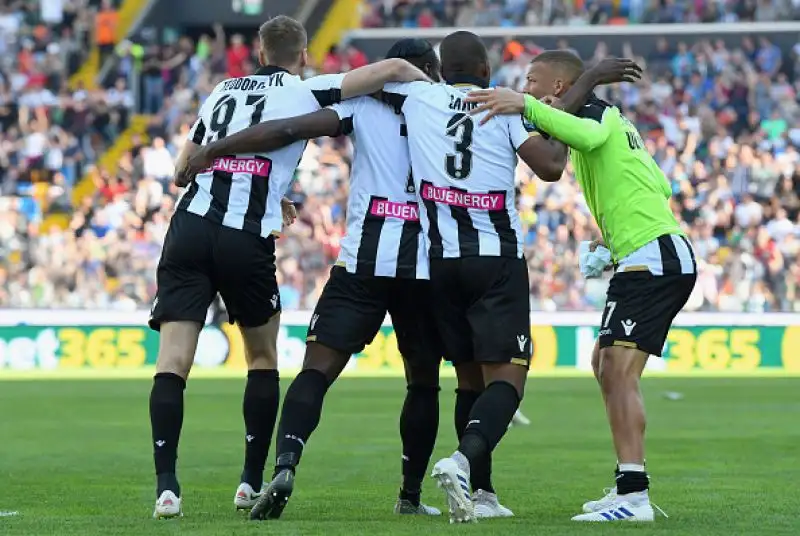 Pari tra Udinese e Sassuolo, neroverdi ormai sicuri della permanenza in A.