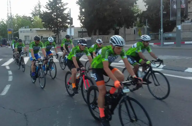 Sulle strade dell'incantevole città israeliana si è tenuta una Gran Fondo: corridori da tutto il mondo.