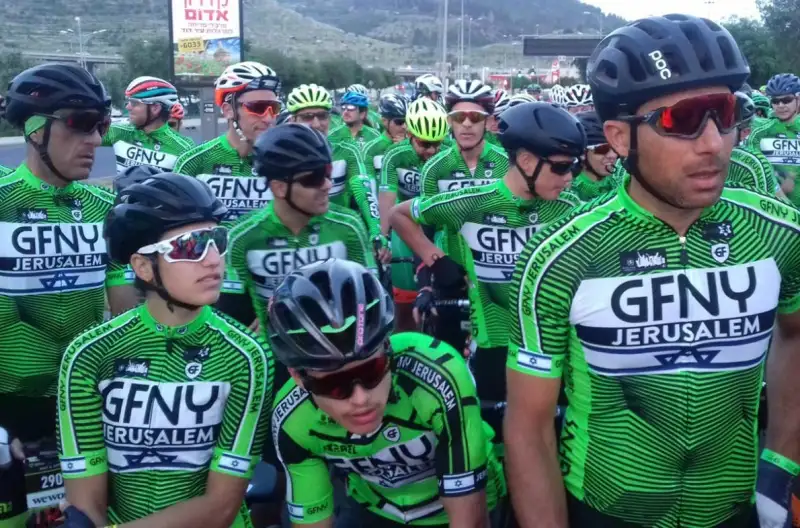 Sulle strade dell'incantevole città israeliana si è tenuta una Gran Fondo: corridori da tutto il mondo.