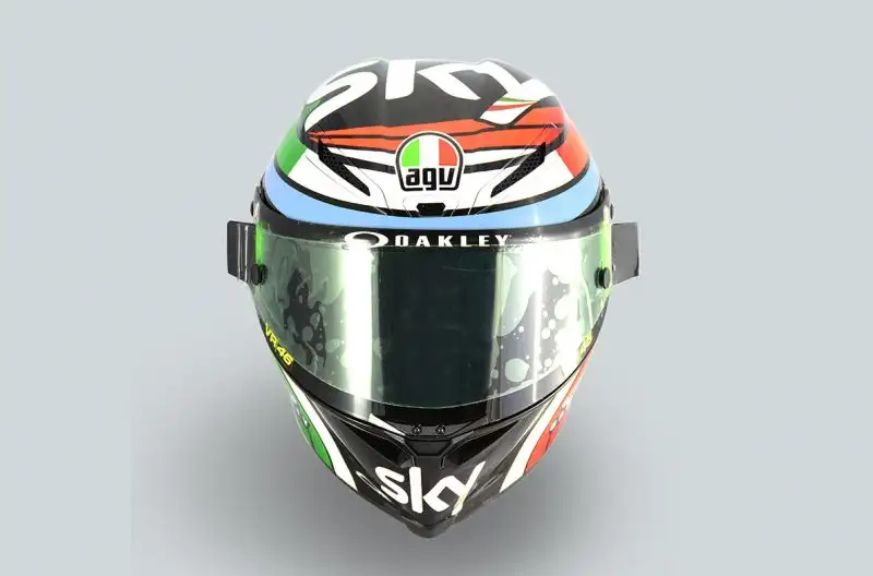 Livree particolari, con omaggio all'Italia, per Valentino Rossi e alcuni piloti connazionali, al Mugello.