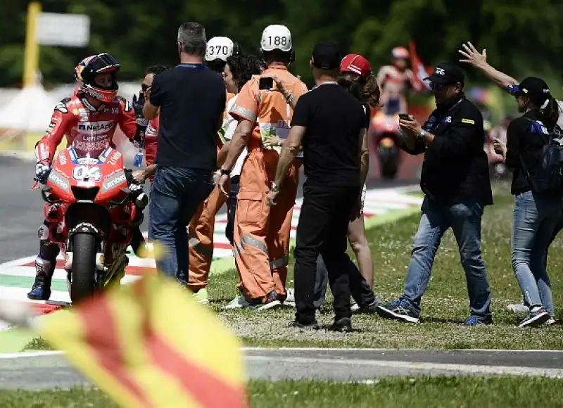 Sul podio con l'italiano e il Campione del mondo anche il compagno di squadra Dovizioso, quarta la Suzuki di Rins.