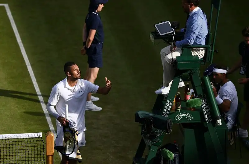 Il match contro Nadal ha riservato più di una situazione particolare.