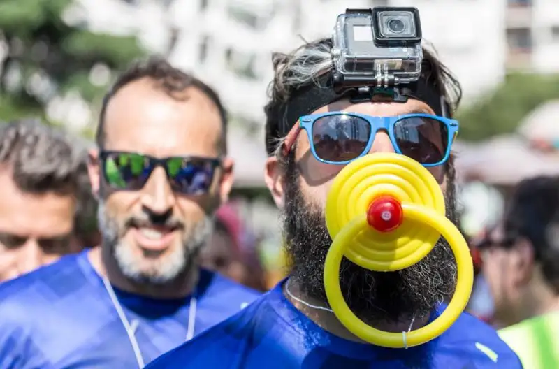 Grande successo per la corsa podistica a ostacoli della 'Lele Forever'.