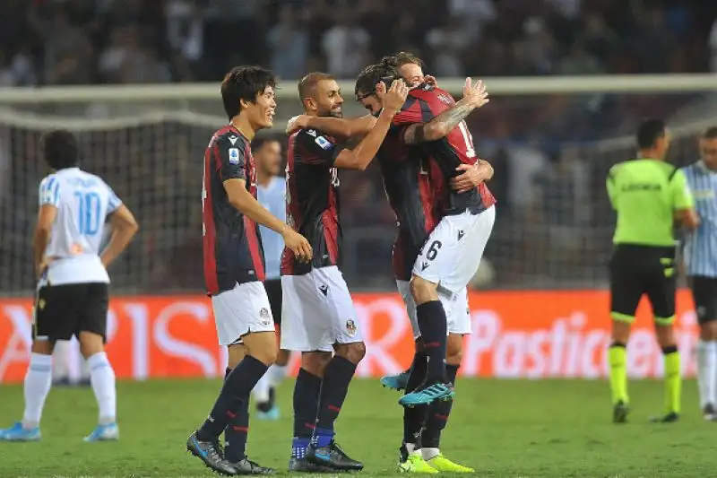 Sotto gli occhi di Sinisa Mihajlovic ancora una volta presente in panchina, il Bologna batte i ferraresi con un gol di Soriano.