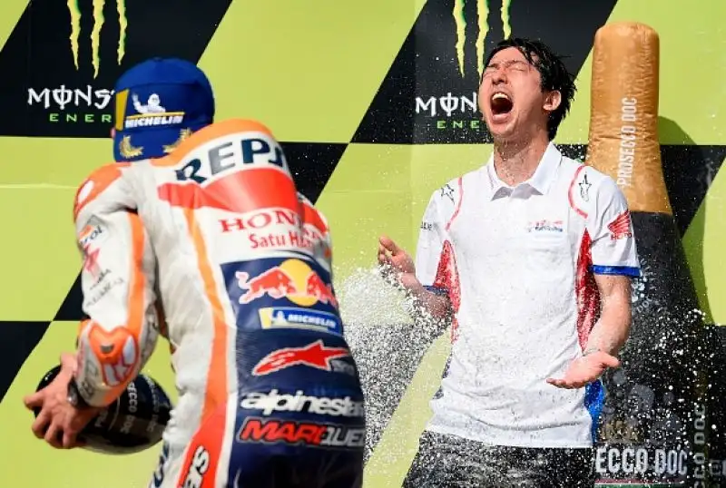 Sesto Valentino Rossi e ottavo Petrucci con Marquez  che allunga ancora nel mondiale.