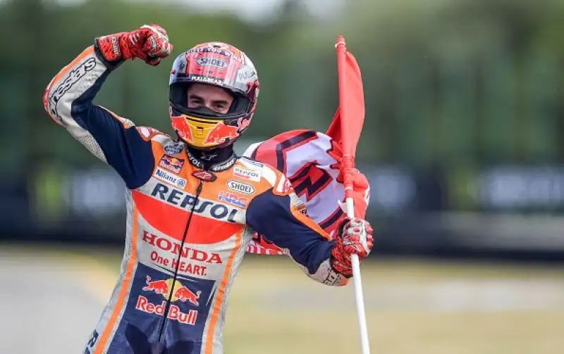 Sesto Valentino Rossi e ottavo Petrucci con Marquez  che allunga ancora nel mondiale.
