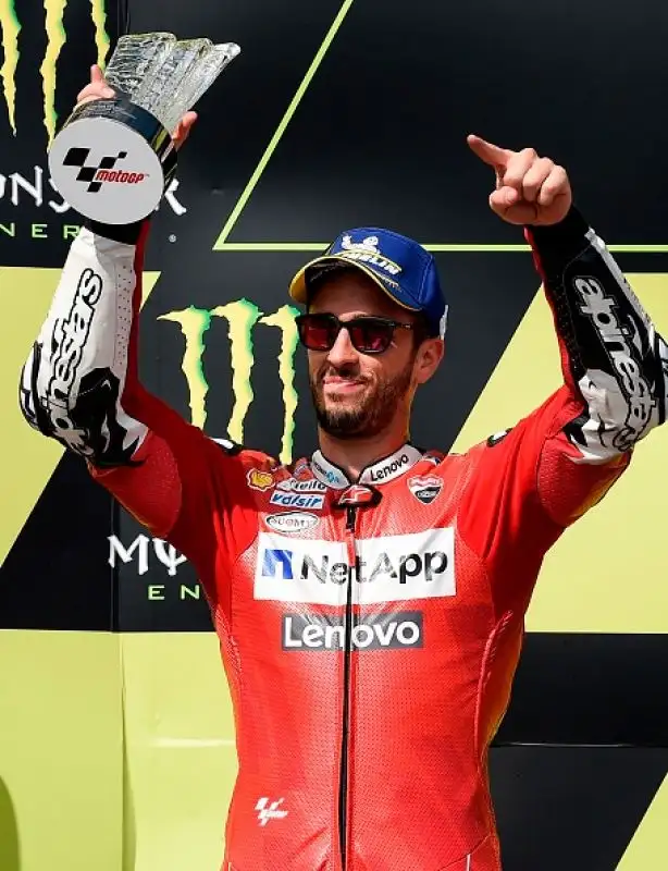Sesto Valentino Rossi e ottavo Petrucci con Marquez  che allunga ancora nel mondiale.