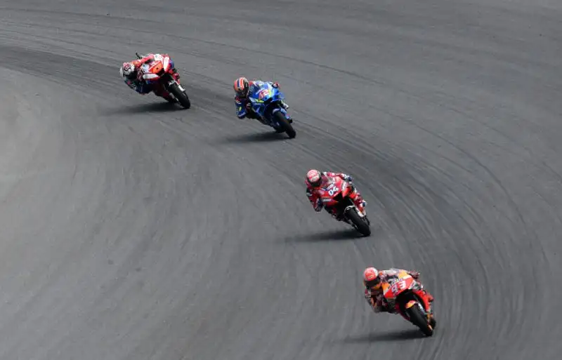 Sesto Valentino Rossi e ottavo Petrucci con Marquez  che allunga ancora nel mondiale.