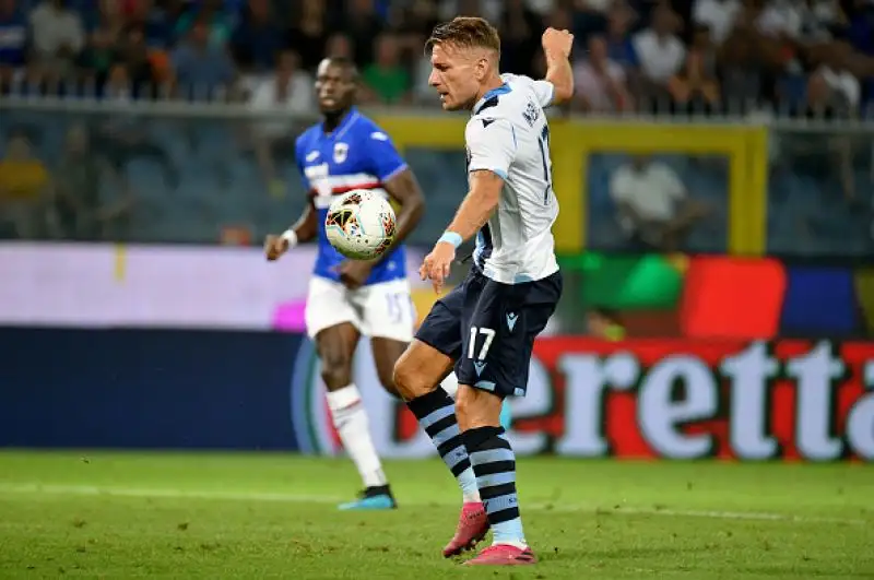 La Lazio stende per 3-0 i blucerchiati a Marassi con le reti di Immobile (doppietta ) e Correa.