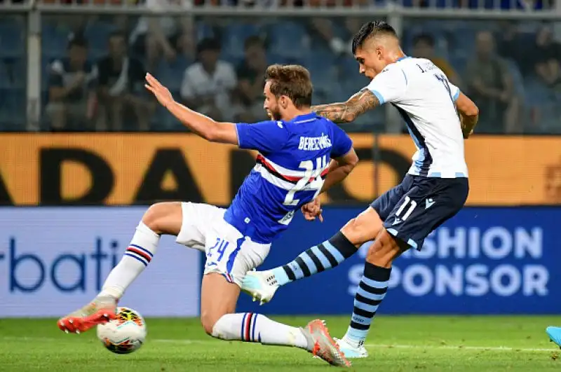 La Lazio stende per 3-0 i blucerchiati a Marassi con le reti di Immobile (doppietta ) e Correa.